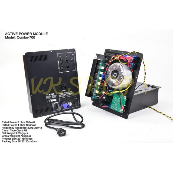 power kit subwoofer aktif Ashley COMBO 700 original
