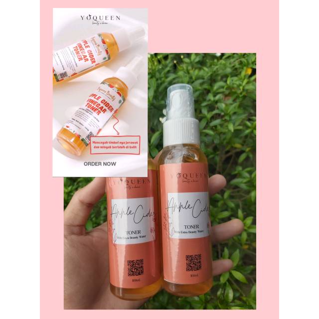 Toner Cuka Apel Apple Cider Vinegar Yoqueen Beauty Indonesia