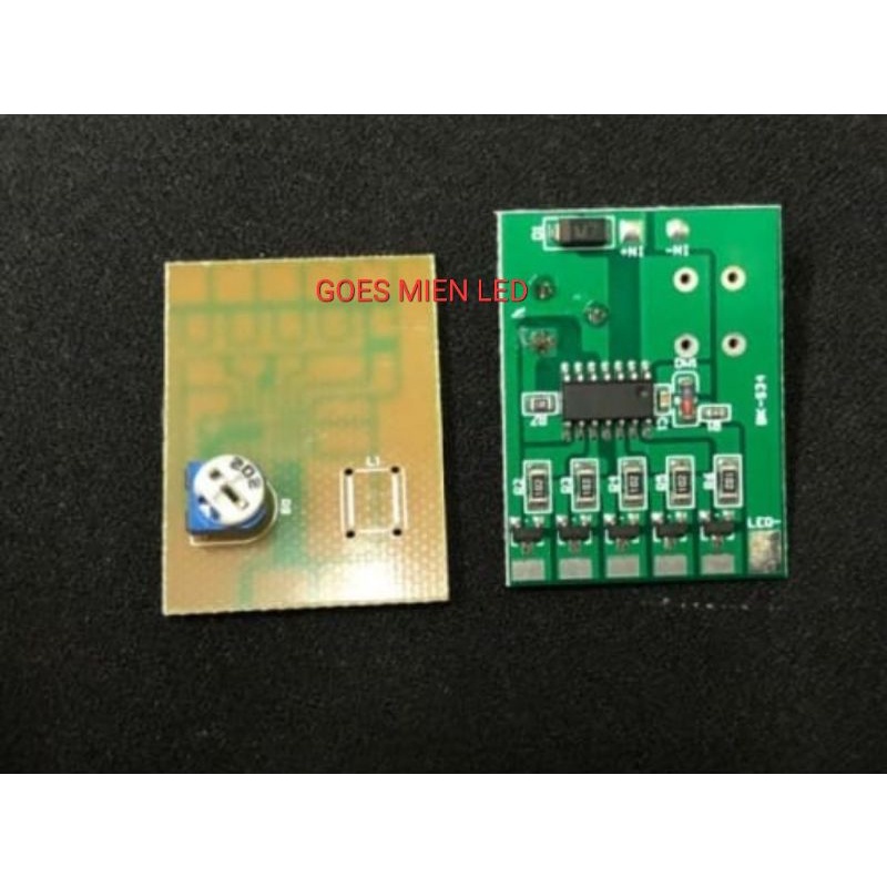 PCB modul led kedip 5 jalur DC 12V 24V