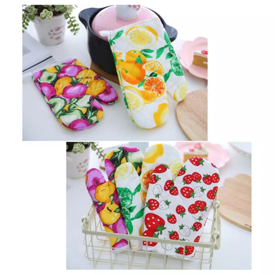 Sarung Tangan Oven dan Microwave Anti Panas - Kitchen Glove - Sarung Tangan Dapur