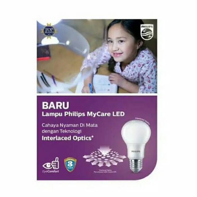 Lampu LED Philips 4W Putih