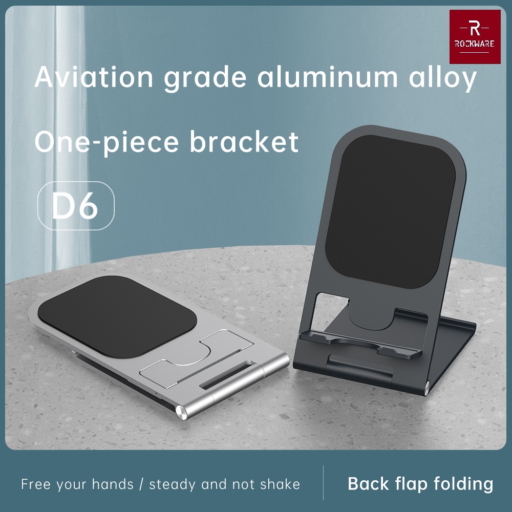 Folding Stand Aluminum Phone Holder - Stand Handphone Universal