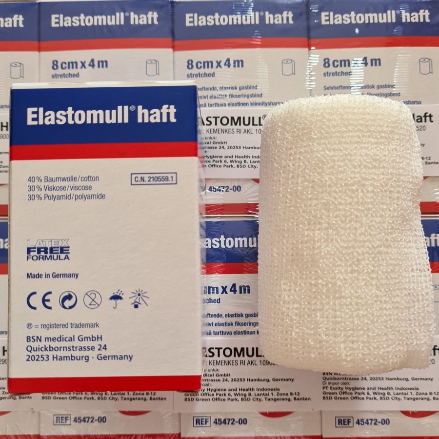 Elastomull Haft 10 cm x 4 cm Elastomul 10x4 Kasa Perban Verban BSN