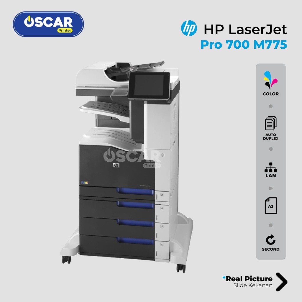 Mesin Fotocopy HP Laserjet Color Enterprise 700 MFP M775 Multifungsi A3
