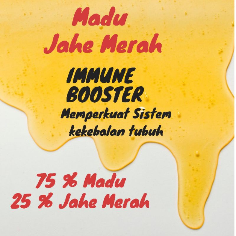 

Terlaris Madu Jahe Merah untuk imunitas Herbal rempah rempah