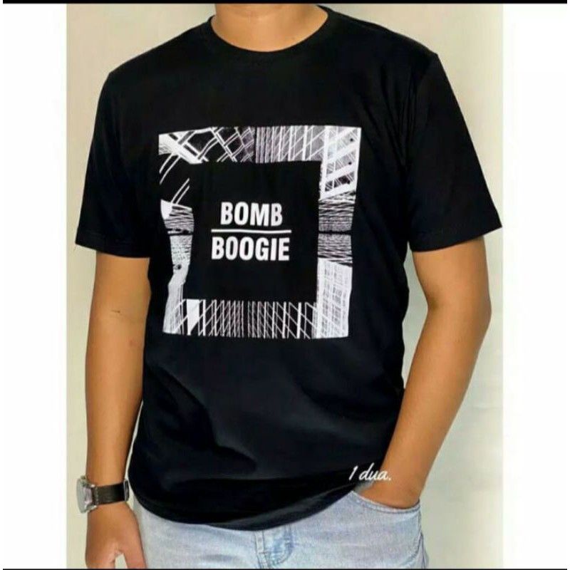 KAOS JUMBO BOMBOGIE BAJU KAOS PRIA LENGAN PENDEK UKURAN XXL XXXL XXXXL