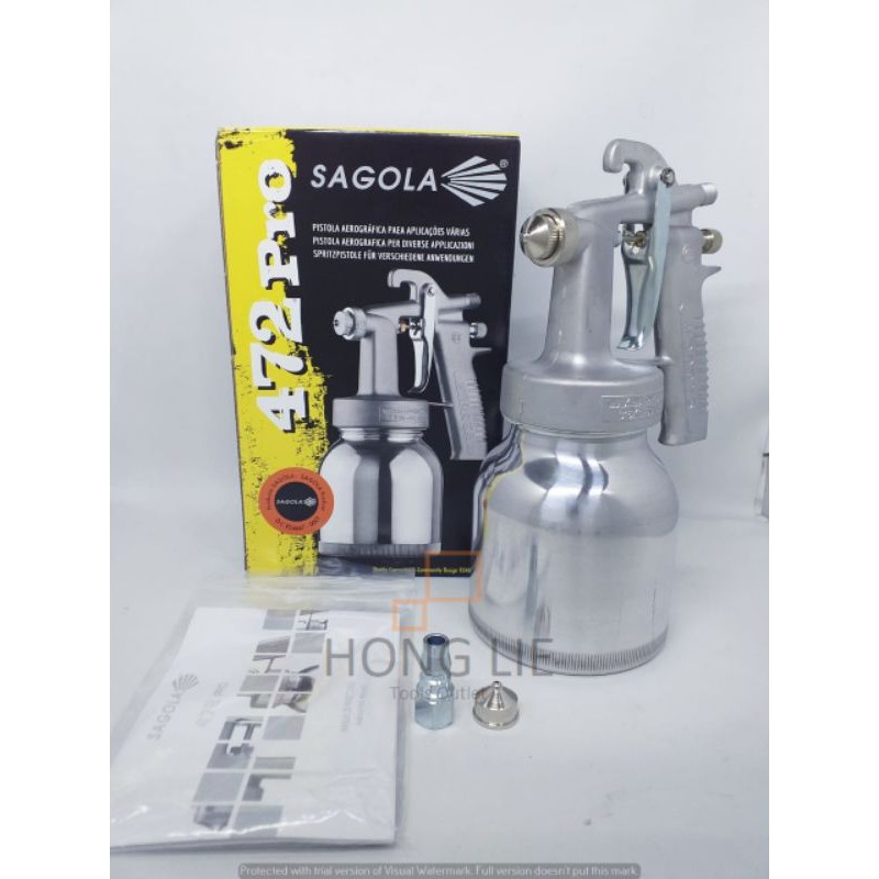 Sagola 472 Pro Made in Spanyol Original Spraygun Tabung Bawah