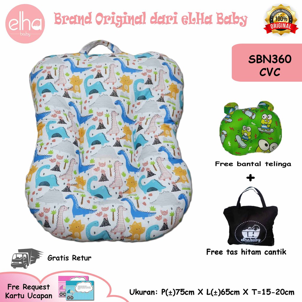 Perlengkapan Bayi Baru Lahir Sofa Bayi Free Tas + Bantal Peyang Sofa Bayi Newborn Kasur Bayi