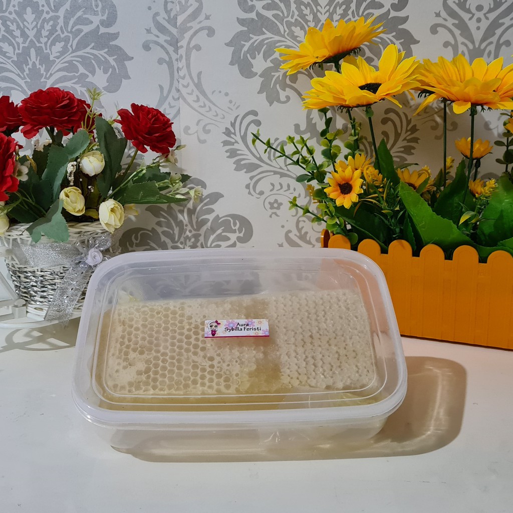 

Madu Mentah Sarang 100% Murni dan Asli 500gr - Raw Honey Super Quality Original