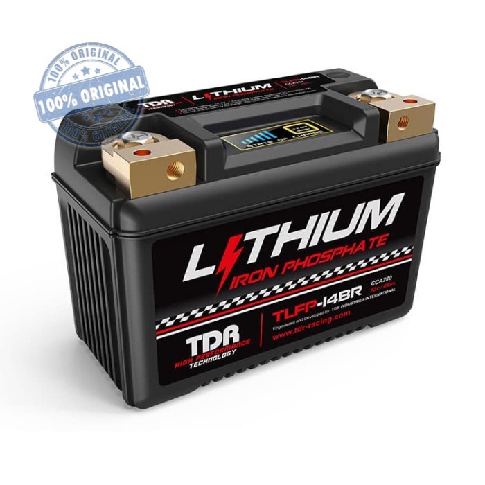 Aki motor lithium battery iron phosphate TLFP-14BR 12V 280 CCA