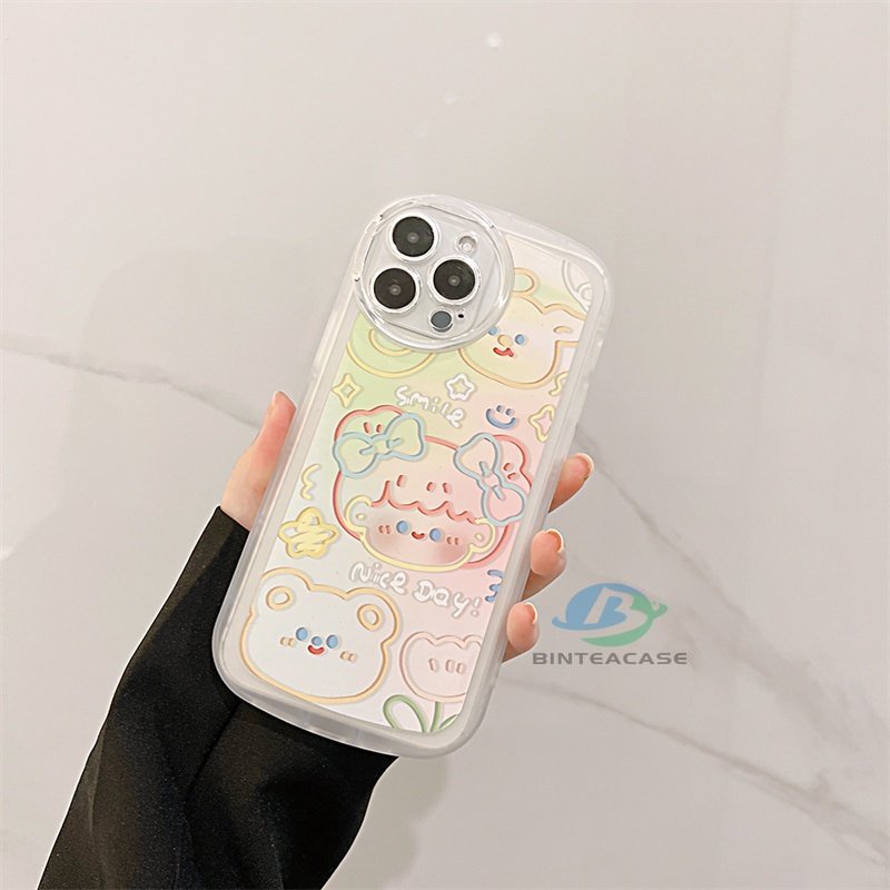 Casing TPU Samsung A14 M14 A04 A04S A13 A02S A03 A03S A23 A30S A11 A12 A51 A20 A30 A50 A52 A20S A10S M11 M12 Motif Bunga Smiley