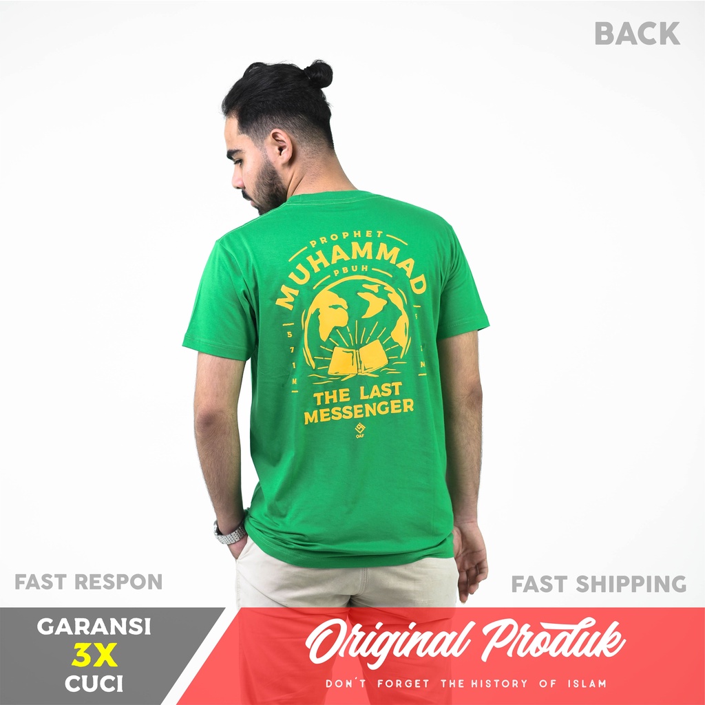 KAOS QAF PROPHET MUHAMMAD SAW - Original Kaos Qaf Moeslem Apparel