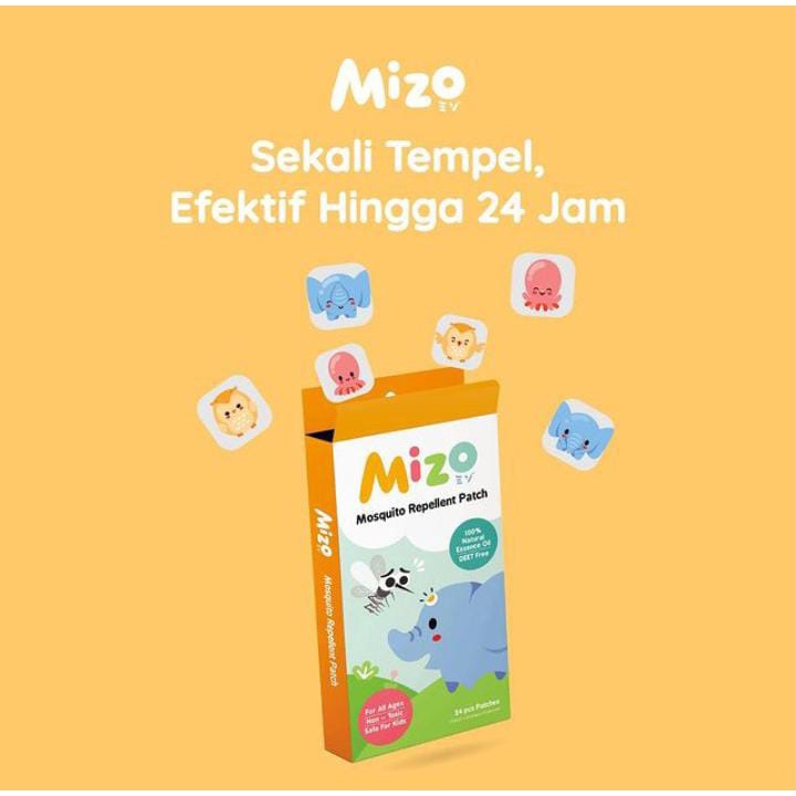 MIZO Mosquito Repellent Sticker Patch24pcs / Stiker Anti Nyamuk
