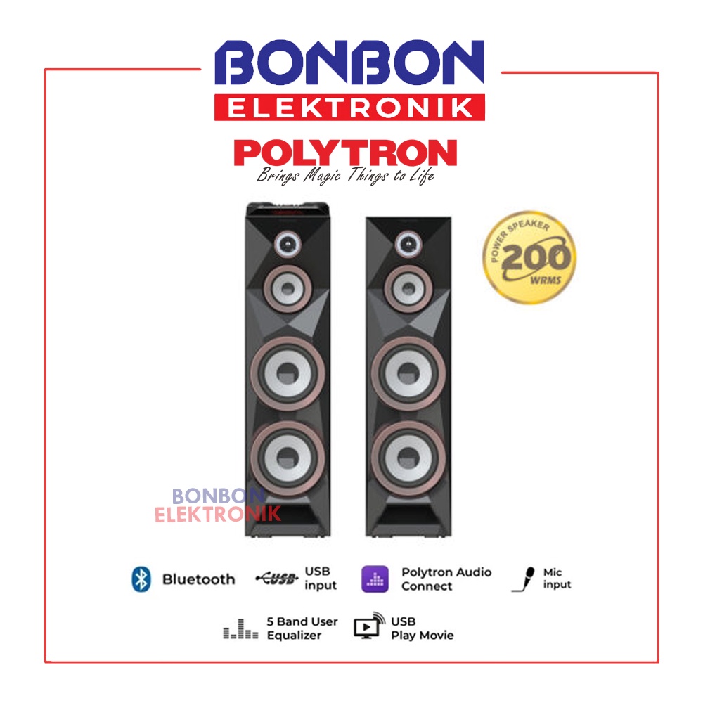Polytron Active Speaker Bluetooth PAS-8B28 / PAS8B28