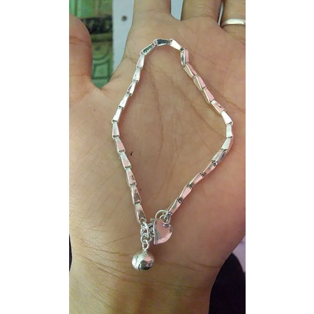 gelang padi perak dewasa