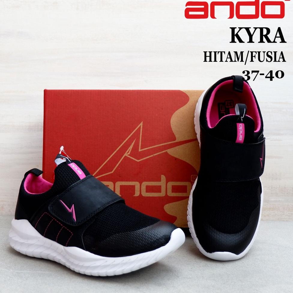{Klb31au22ᵟ} Sepatu ANDO Wanita - KYRA & HEXA - size 37-40 - sepatu senam wanita - sepatu olahraga -