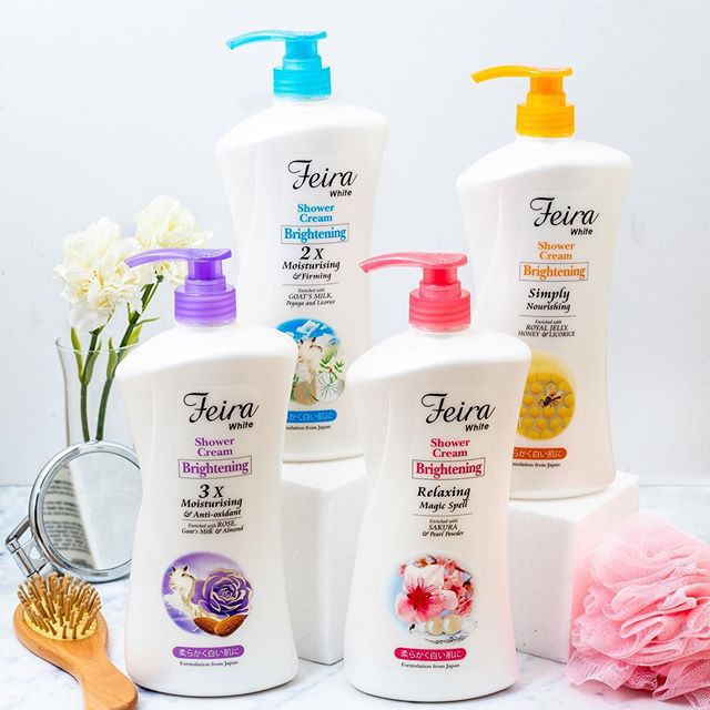 Feira White Shower Cream/Body Wash