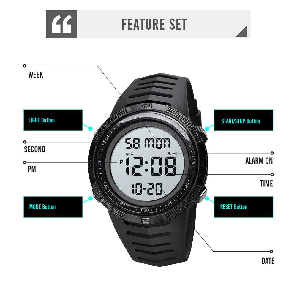 IDN - SKMEI Jam Tangan Digital Pria - 1632