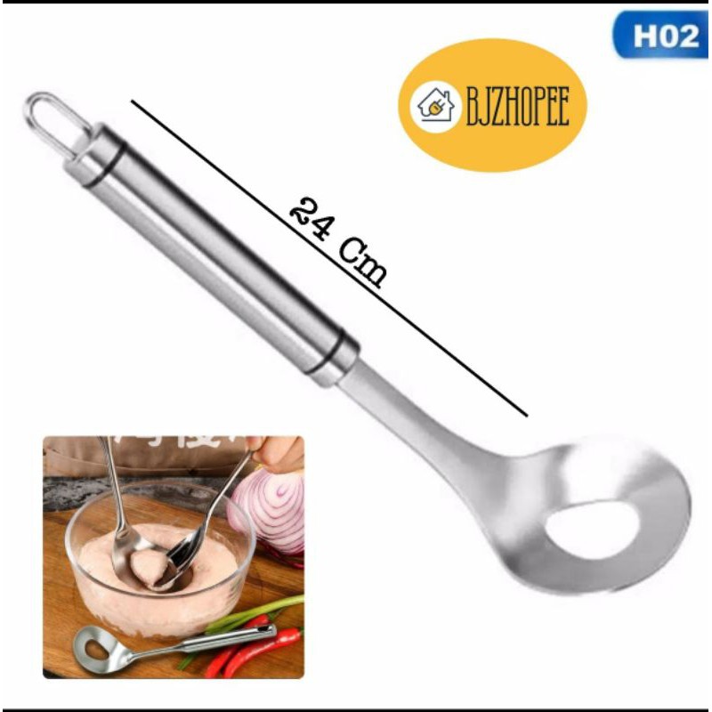 Sendok pencetak bakso/sendok pembuat bakso/sendok Bakso Stainless Steel