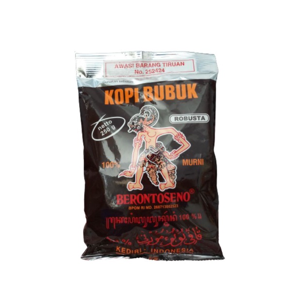 BRONTOSENO KOPI BUBUK ROBUSTA 250 GRAM/centraltrenggalek