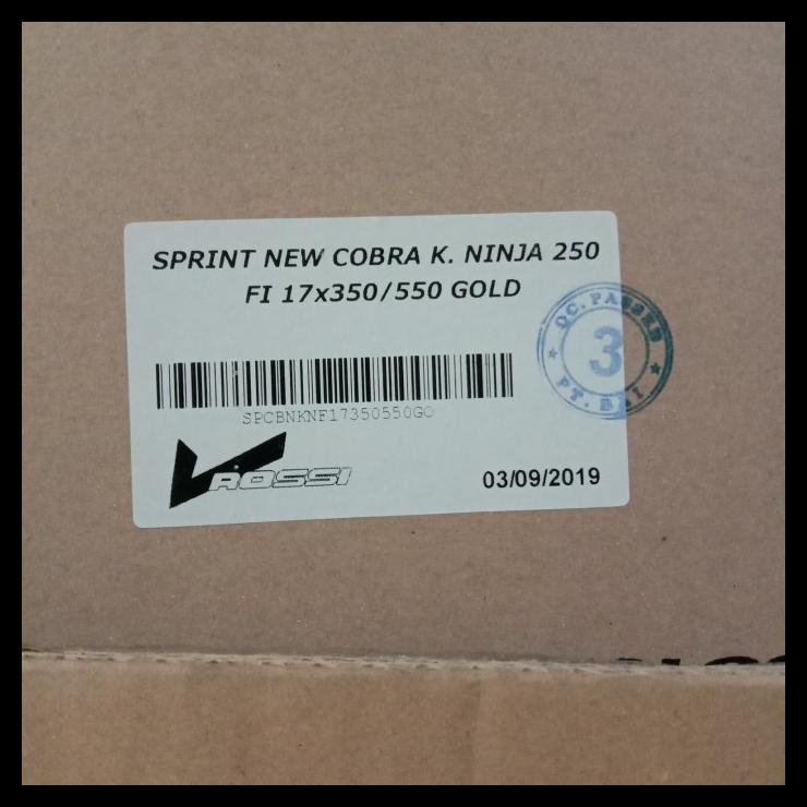 Velg Velek Rossi Tapak Lebar Ninja250 Fi / Z250 Fi / Ninja250 Karbu