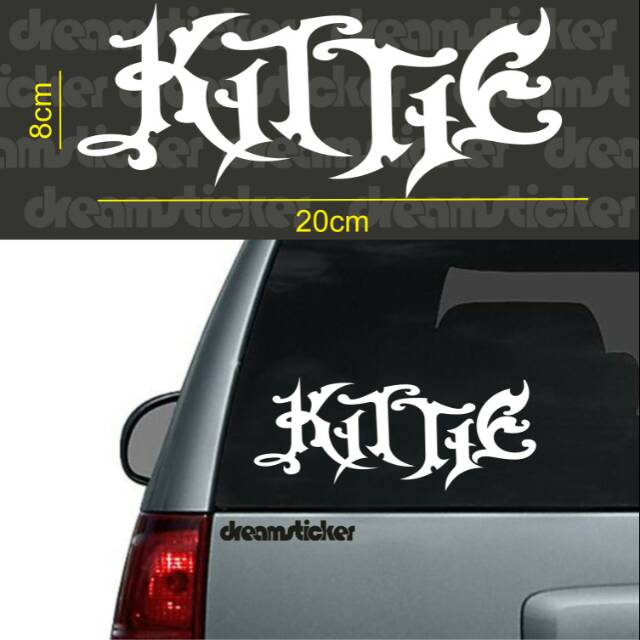 

Sticker Stiker Musik Band Kittie