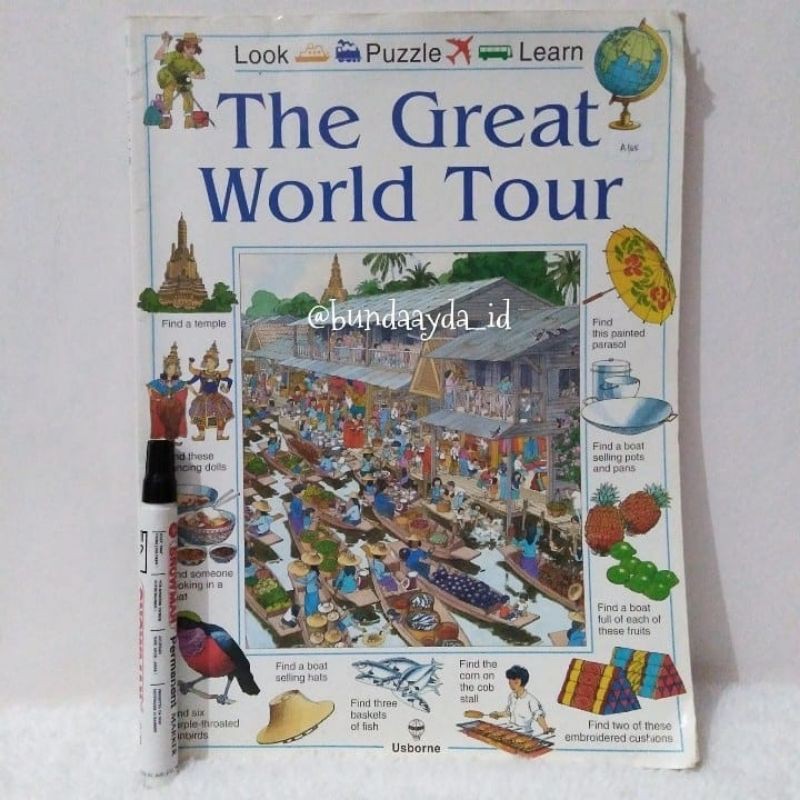 The Great World Tour / Usborne / Buku Cerita Anak Import Preloved Bekas Second