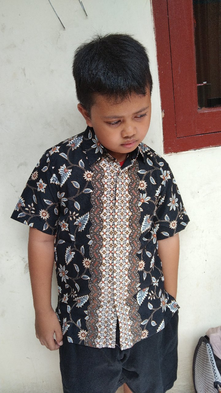 Couple Batik / Couple Sarimbit Batik Keluarga / Couple Rok Plisket Batik Set Kemeja Batik Anak Pria