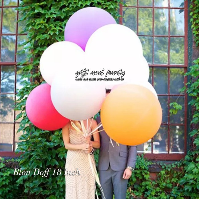 Balon Latex Doff JUMBO / Balon Latex Doff / Balon Doff Jumbo 18 Inch