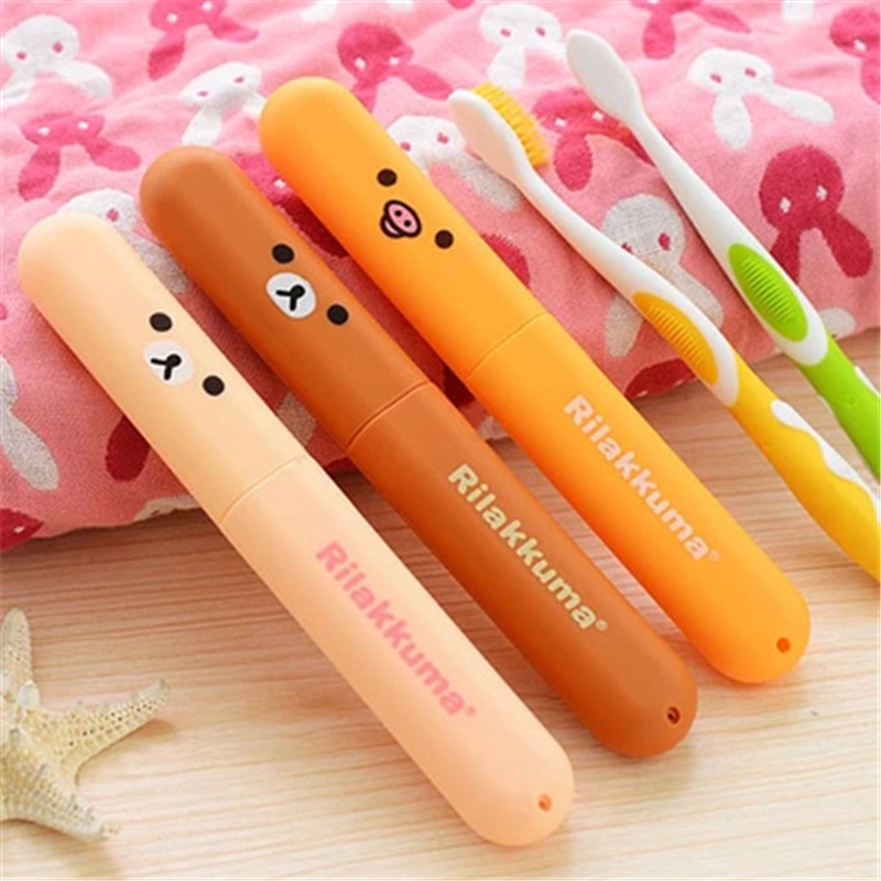 Tempat Sikat GIGI Travel Lucu /Tempat Sikat Gigi Rilakkuma  Rilakkuma/C 293