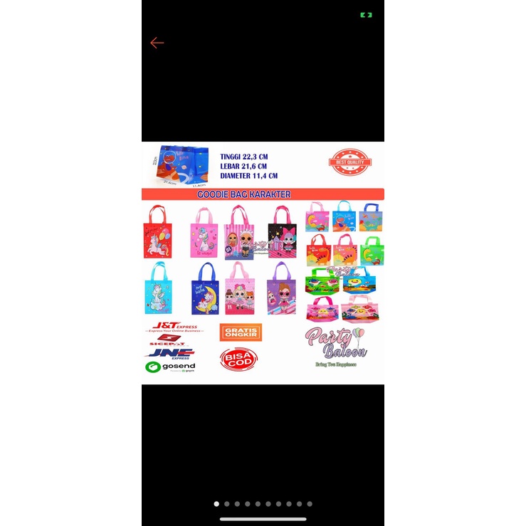 

Tas Ulang Tahun Anak / Tas Souvenir Ulang Tahun Anak Coustum Gambar