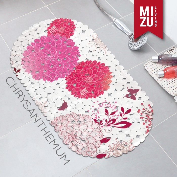 ARTISTIC Shower Bath Mat Keset Mandi PVC Penghisap Anti Slip Suction Cup 35x70cm-8
