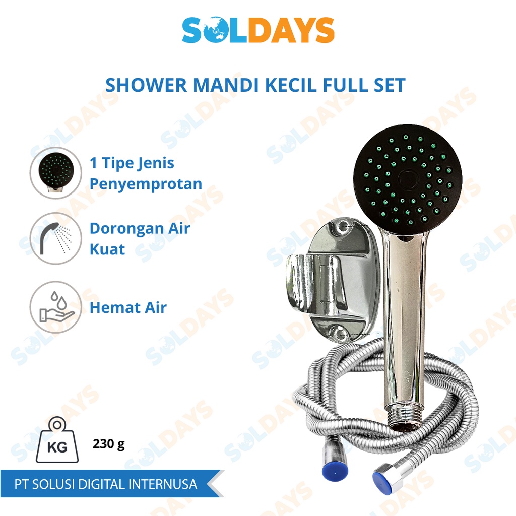 Shower Mandi Head Set ABS Kecil