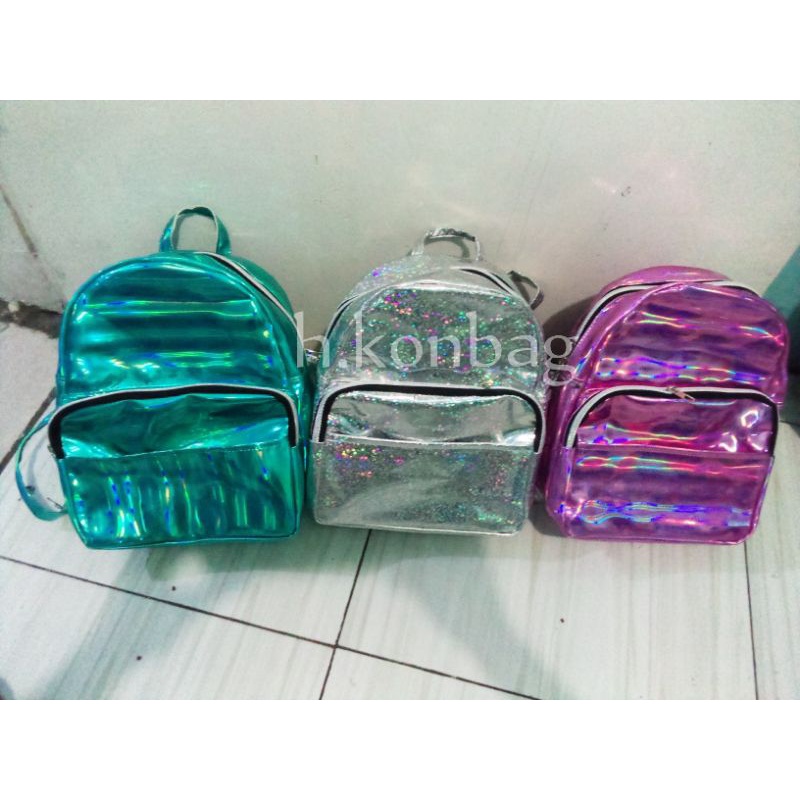 tas. ransel gendong anak perempuan hologram