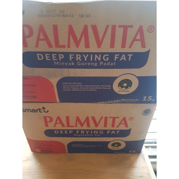 

Minyak goreng padat palmvita deep frying fat 15kg