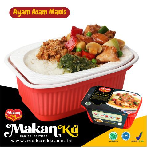 

MRE (MEAL READY TO EAT) makanan siap saji dgn pemanas - MAKANKU - AYAM ASAM MANIS