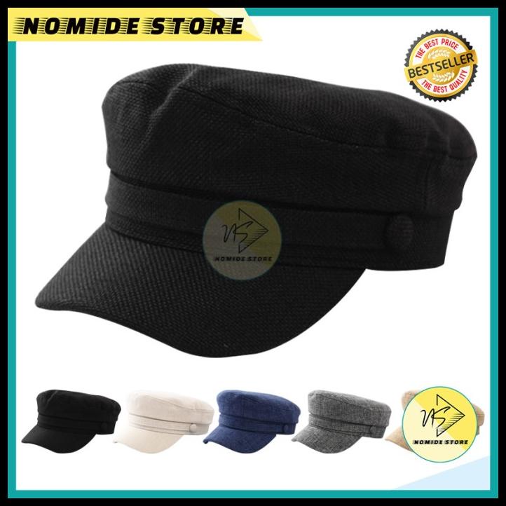 Topi Baret Korea Pria Perempuan Dewasa Model Pelukis Gaya Retro Ttx