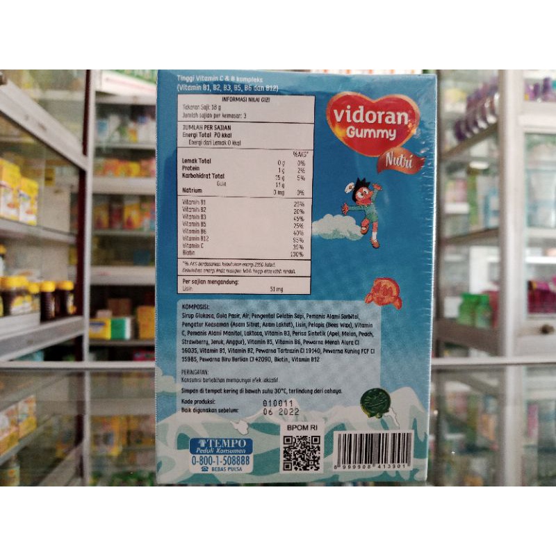 VIDORAN GUMMY MULTIVIT ISI 3 SACHET