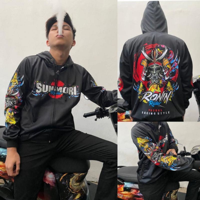 Jaket Sunmori Ronin Rider Kohaku Printing M L XL