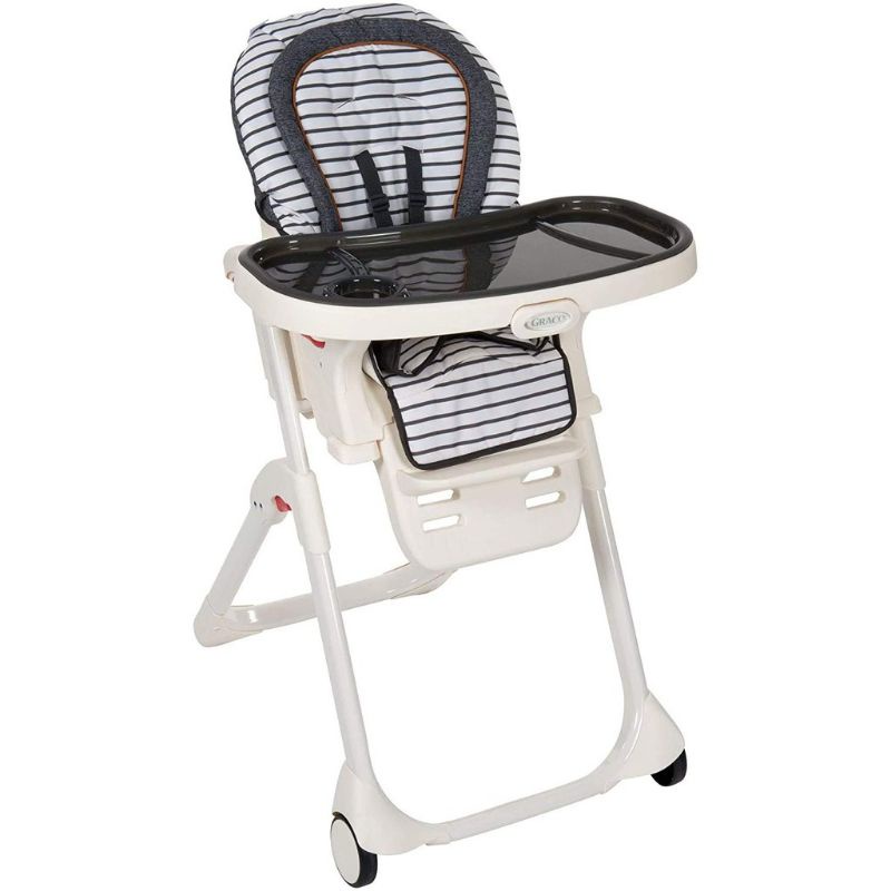 Kursi Makan Bayi Graco Table2Boost High Chair Breton Stripe Booster Seat