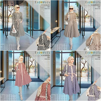 BLUS ENDOMODA PC 56 ( hitam s )