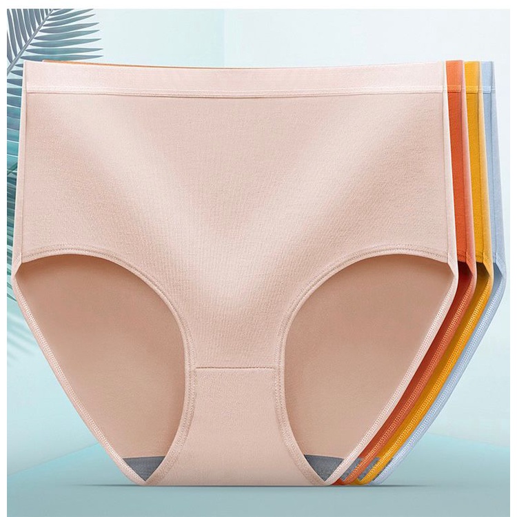 LINGERIEMASTER - (C-18) Celana Dalam HIGH WAIST Sutra Wanita Brief Underwear CD Silk Lembut Wanita-3