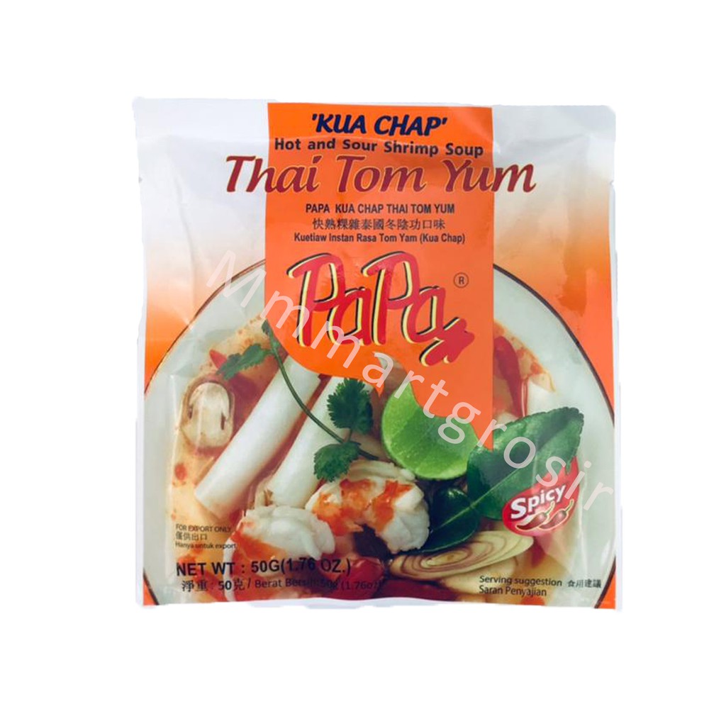 Papa Kua Chap / Thai Tom Yum / Kwetiau instan / 50g