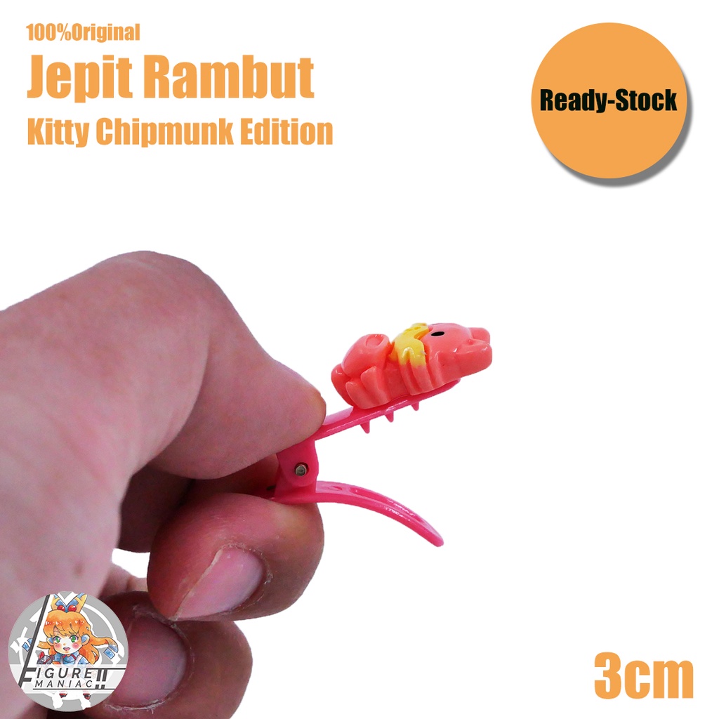 Jepit Rambut - Kitty Chipmunk Edition 3 Cm