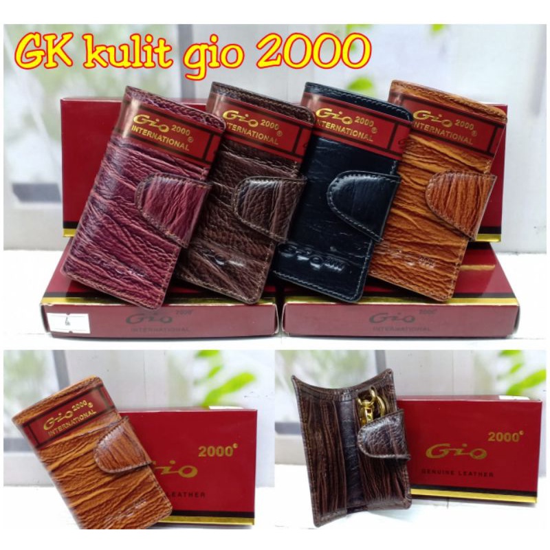 Gantungan Kunci Gio 2000 Kulit Asli.