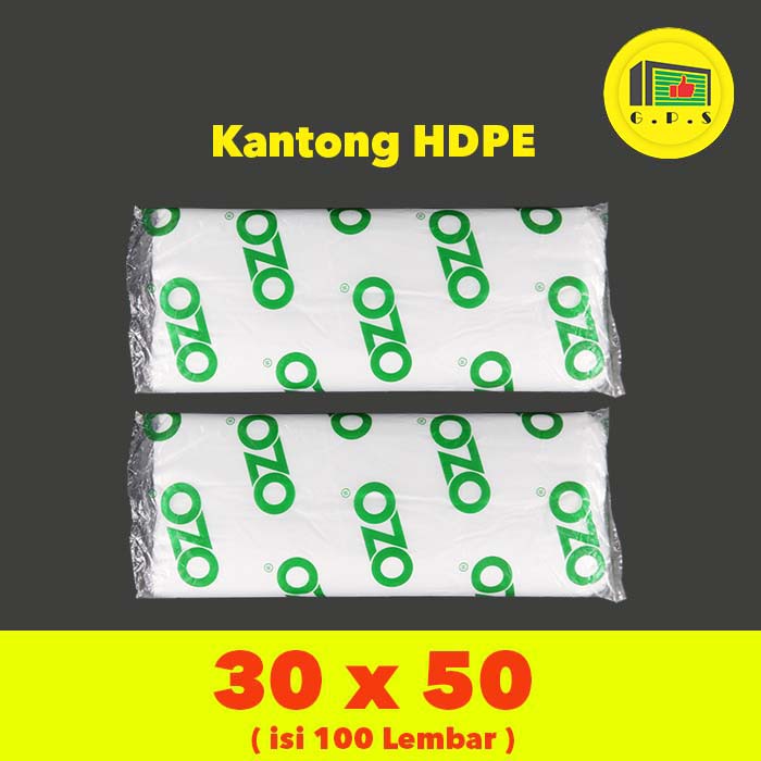 Kantong Plastik Laundry Bag Tebal UK 30x50 HDPE