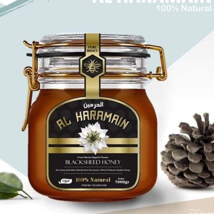 

Ready Stok Madu Al Haramain 1 Kg - Habbat Blackseed Honey 1 Kg - Madu Habbatussauda Mesir Asli - Madu Arab grosir