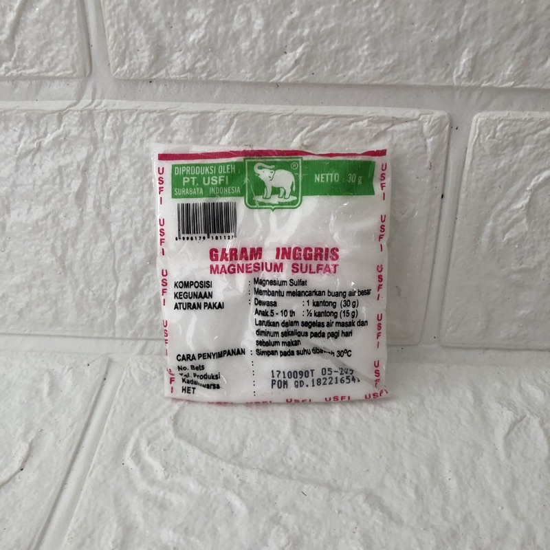 

Garam Inggris 30gr