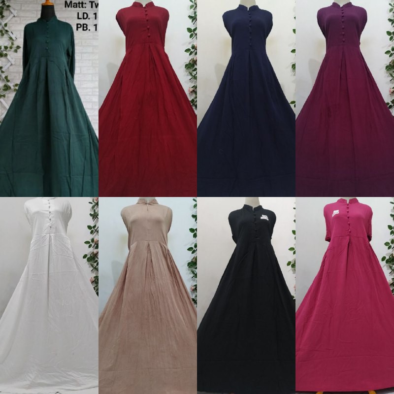 GAMIS TWILL ORI WARNA POLOS