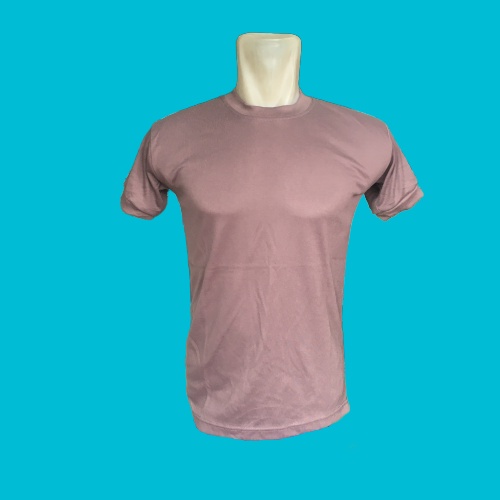 KAOS POLOS COKLAT LEHER RENDAH - KAOS COKLAT POLOS